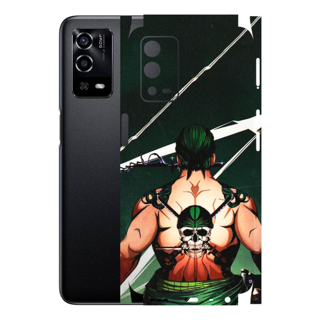 Oppo Phone Skins (All Models) - Zoro Anime - 3D Embossed Finish (L-23) Oppo A55 4G