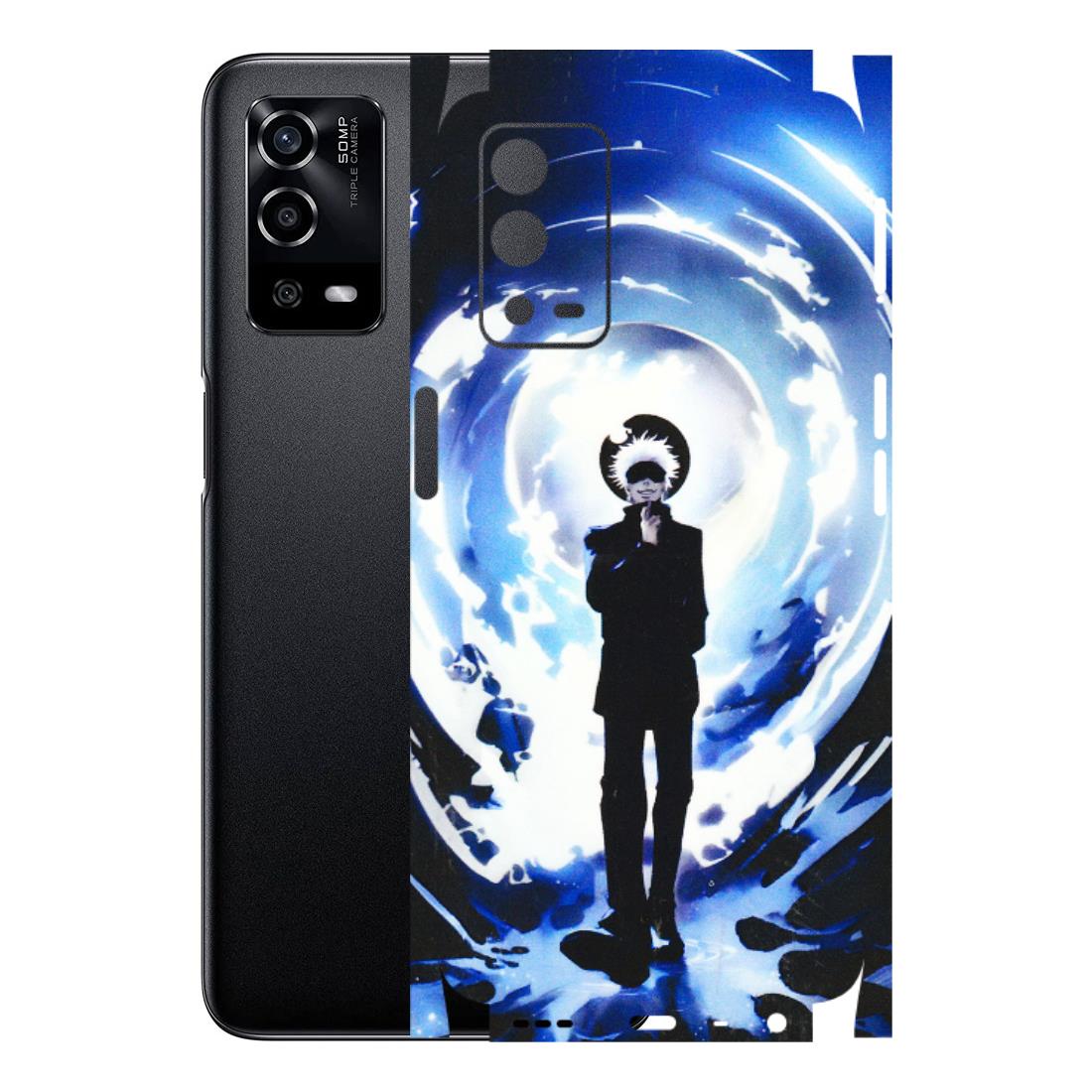 Oppo Phone Skins (All Models) - Satoru Gojo Dark Blue - 3D Embossed Finish (L-235) Oppo A55 4G