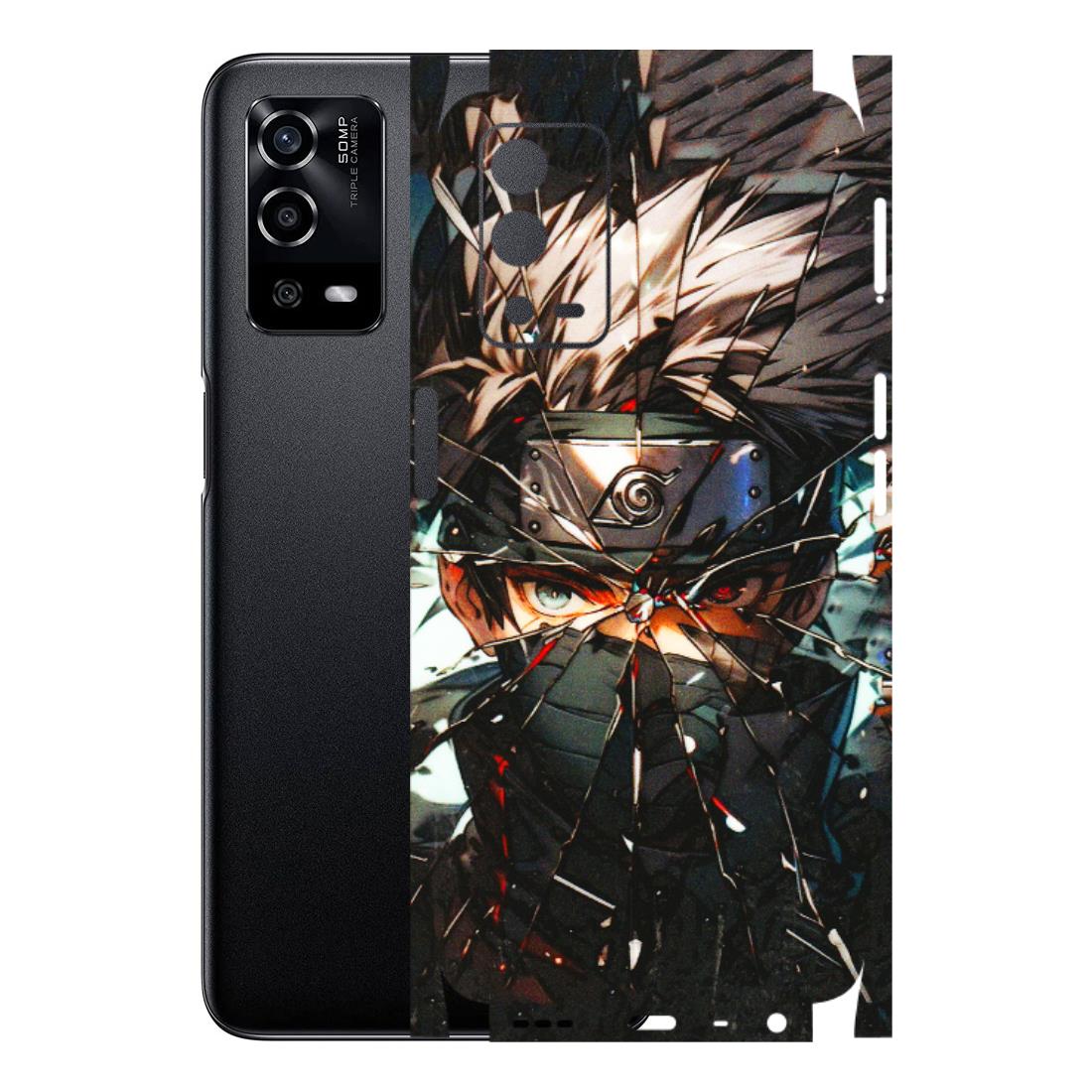 Oppo Phone Skins (All Models) - Kakashi Shattered Glass Effect - 3D Embossed Finish (L-237) Oppo A55 4G