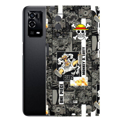 Oppo Phone Skins (All Models) - Cuffy Anime MonkeyCamic - 3D Embossed Finish (L-242) Oppo A55 4G