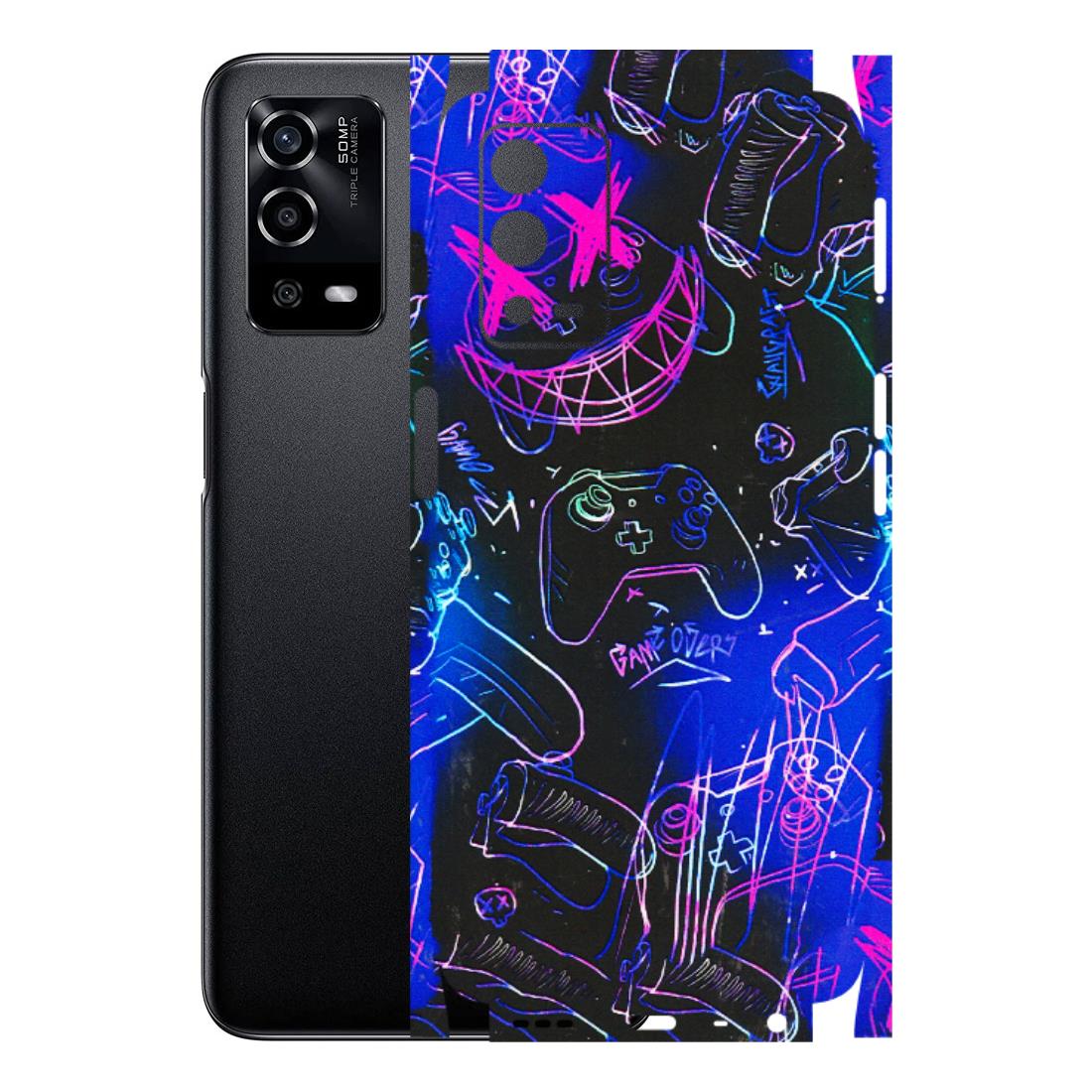 Oppo Phone Skins (All Models) - Gamers Paradise - 3D Embossed Finish (L-258) Oppo A55 4G