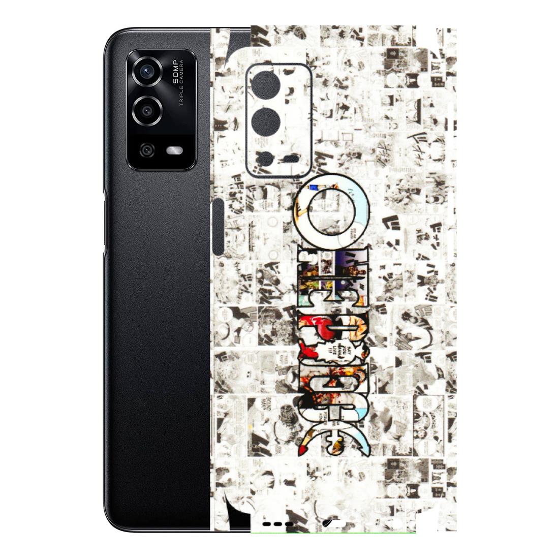 Oppo Phone Skins (All Models) - One Piece Manga - 3D Embossed Finish (L-26) Oppo A55 4G