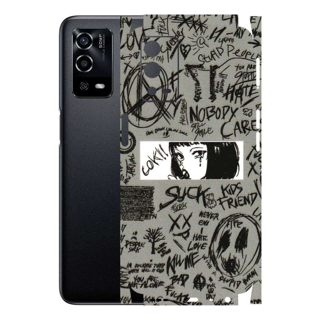 Oppo Phone Skins (All Models) - Never Have Love Anime - 3D Embossed Finish (L-260) Oppo A55 4G