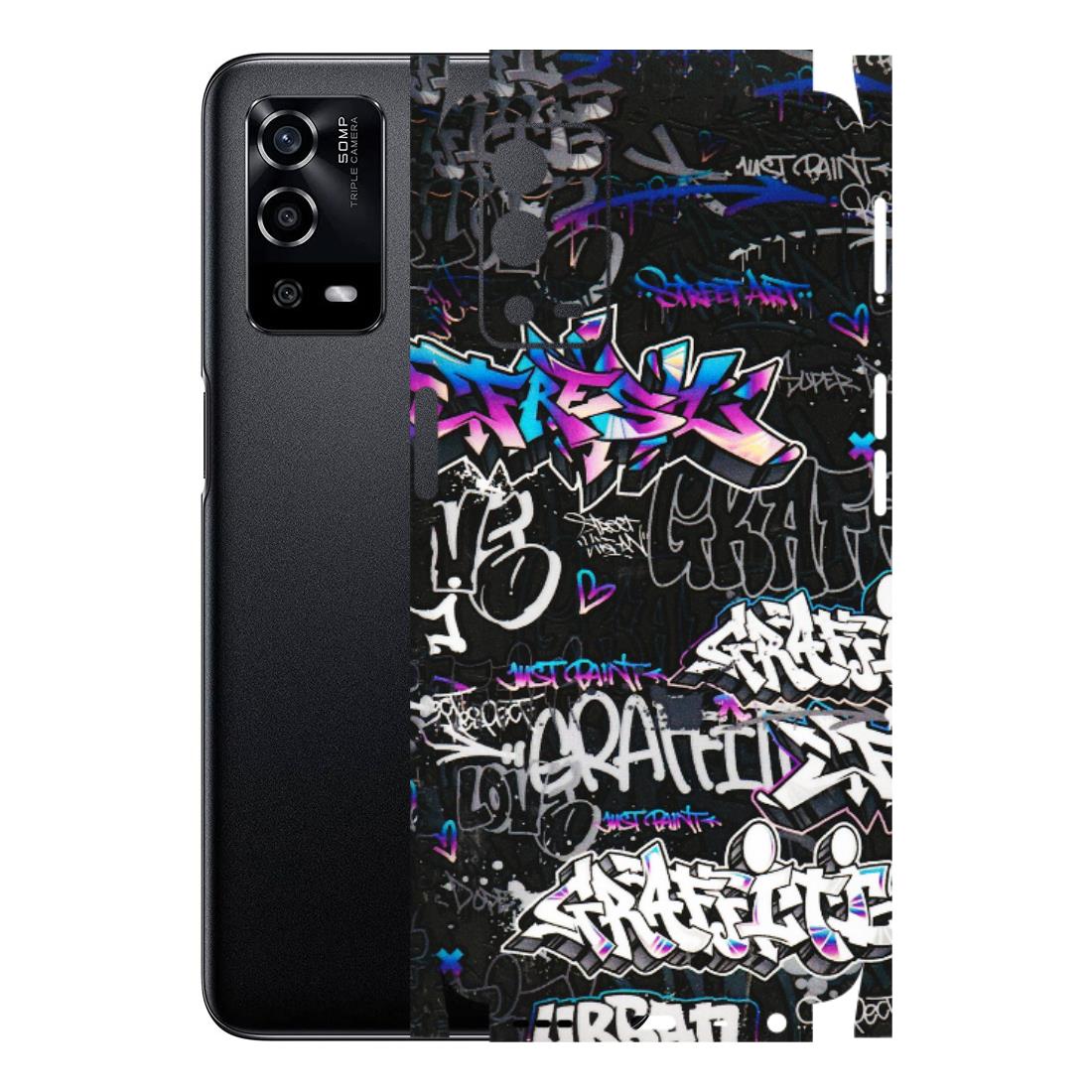 Oppo Phone Skins (All Models) - Graffiti Killer Latest - 3D Embossed Finish (L-274) Oppo A55 4G