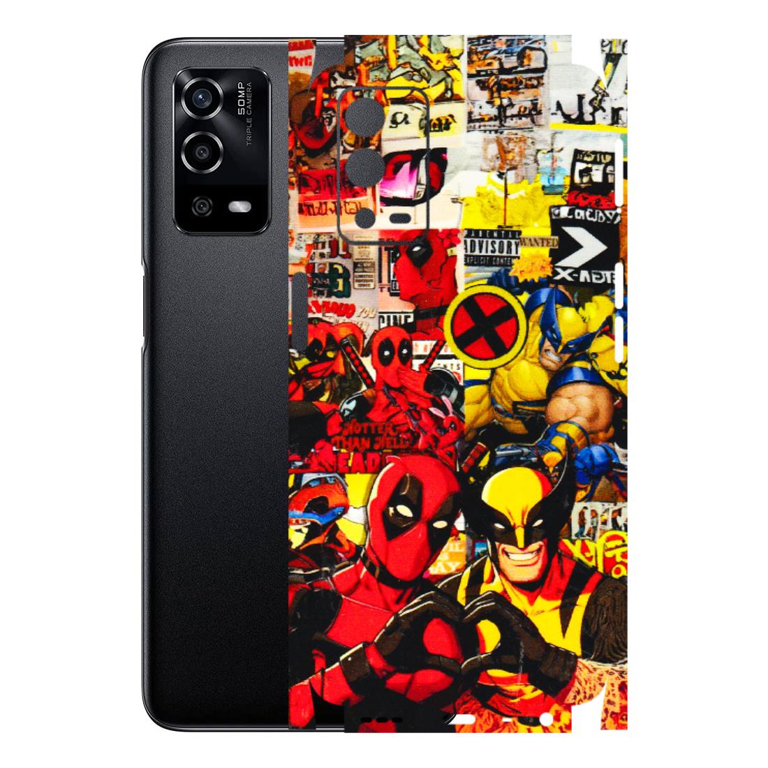 Oppo Phone Skins (All Models) - Spidy Wolverine - 3D Embossed Finish (L-310) Oppo A55 4G
