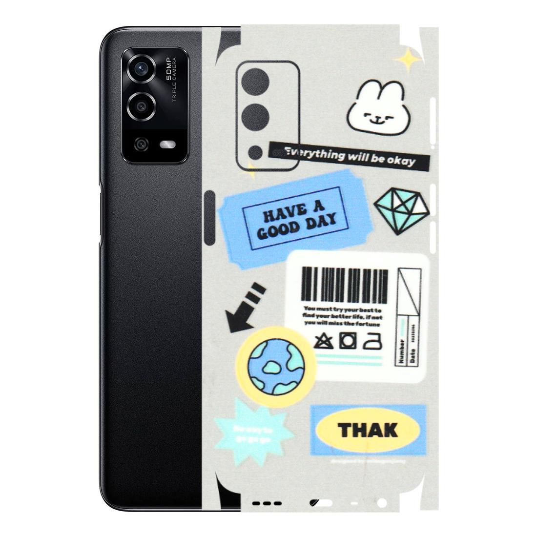 Oppo Phone Skins (All Models) - Will Be Okay Design - 3D Embossed Finish (L-316) Oppo A55 4G