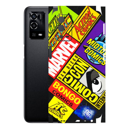 Oppo Phone Skins (All Models) - Bongo Comic Con - 3D Embossed Finish (L-325) Oppo A55 4G