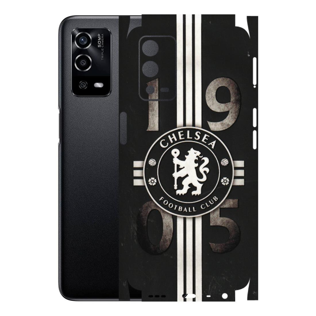 Oppo Phone Skins (All Models) - Chelsea Fan Club - 3D Embossed Finish (L-36) Oppo A55 4G