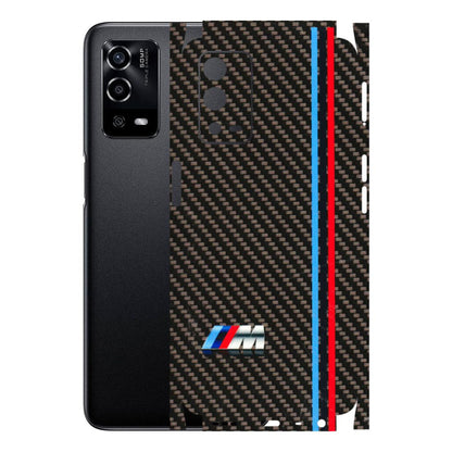 Oppo Phone Skins (All Models) - BM Carbon Fiber Feels - 3D Embossed Finish (L-38) Oppo A55 4G
