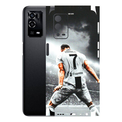 Oppo Phone Skins (All Models) - Ronaldo CR7 Crazy - 3D Embossed Finish (L-44) Oppo A55 4G