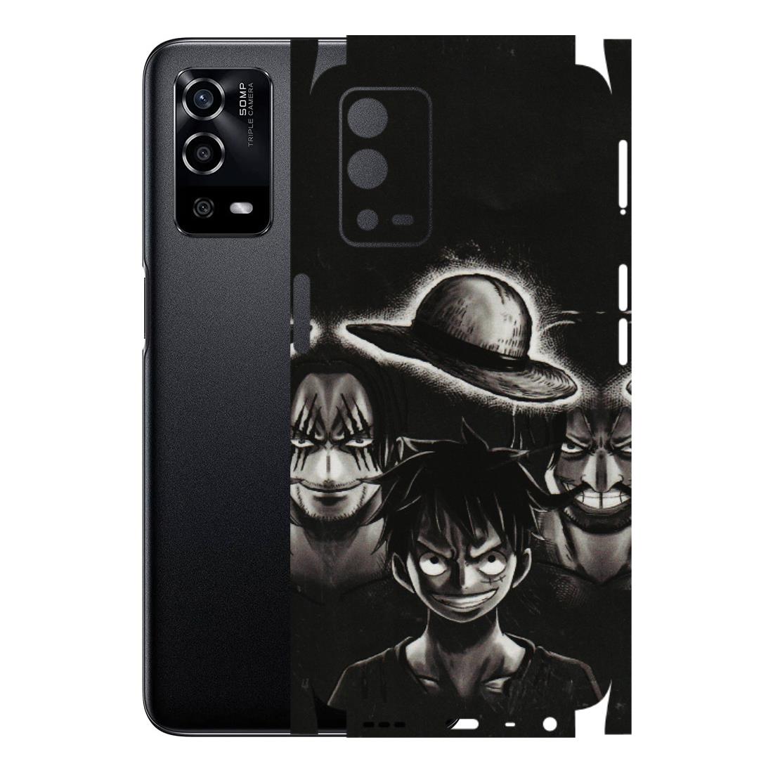 Oppo Phone Skins (All Models) - Black Luffy Hat - 3D Embossed Finish (L-57) Oppo A55 4G