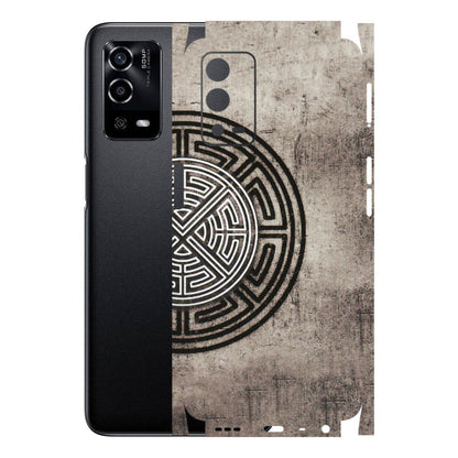 Oppo Phone Skins (All Models) - Mysterious Circular Design - 3D Embossed Finish (L-63) Oppo A55 4G
