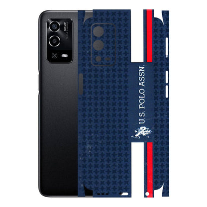 Oppo Phone Skins (All Models) - US POLO Designer Brand - 3D Embossed Finish (L-65) Oppo A55 4G