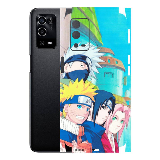 OPPO Phone Skins (All Models) - Team Minato And Kakashi - Matte Finish (M-101) Oppo A55 4G
