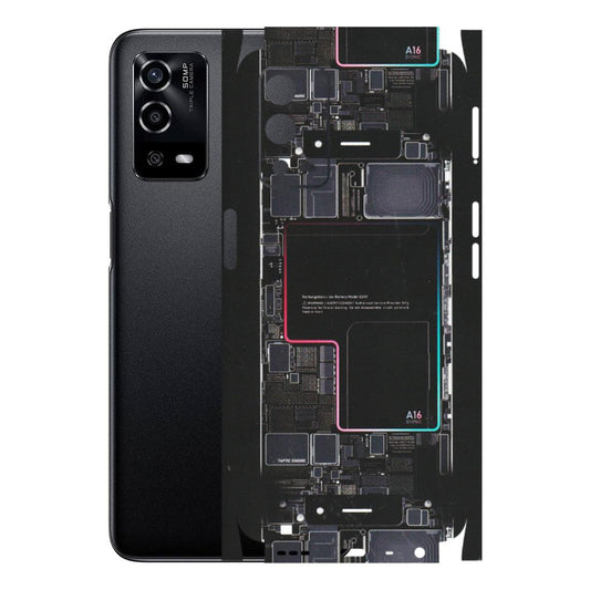 OPPO Phone Skins (All Models) - Motherboard Circuit Layout - Matte Finish (M-117) Oppo A55 4G
