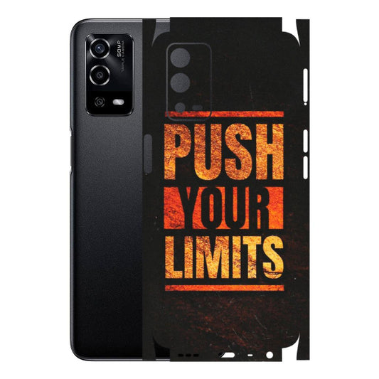 OPPO Phone Skins (All Models) - Push Your Limits - Matte Finish (M-118) Oppo A55 4G