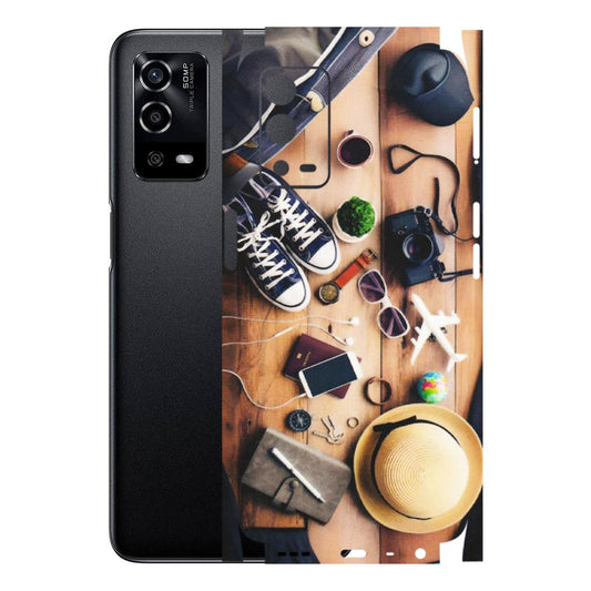 OPPO Phone Skins (All Models) - Travel Wanderlust - Matte Finish (M-133) Oppo A55 4G