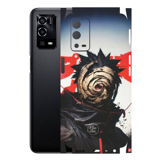 OPPO Phone Skins (All Models) - Obito Uchiha Cool Anime - Matte Finish (M-134) Oppo A55 4G
