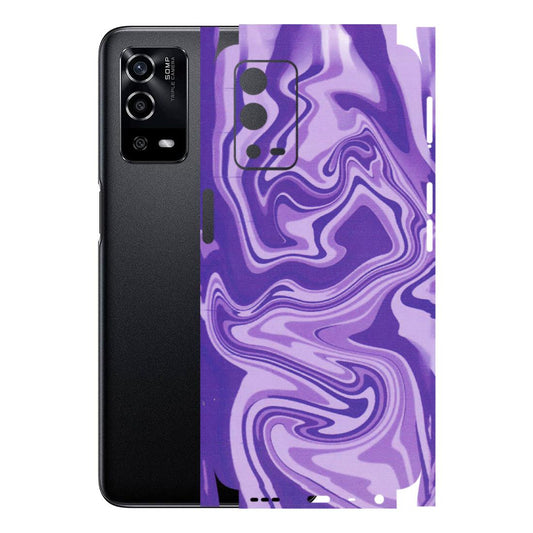 OPPO Phone Skins (All Models) - Hazy Purple Nights - Matte Finish (M-14) Oppo A55 4G