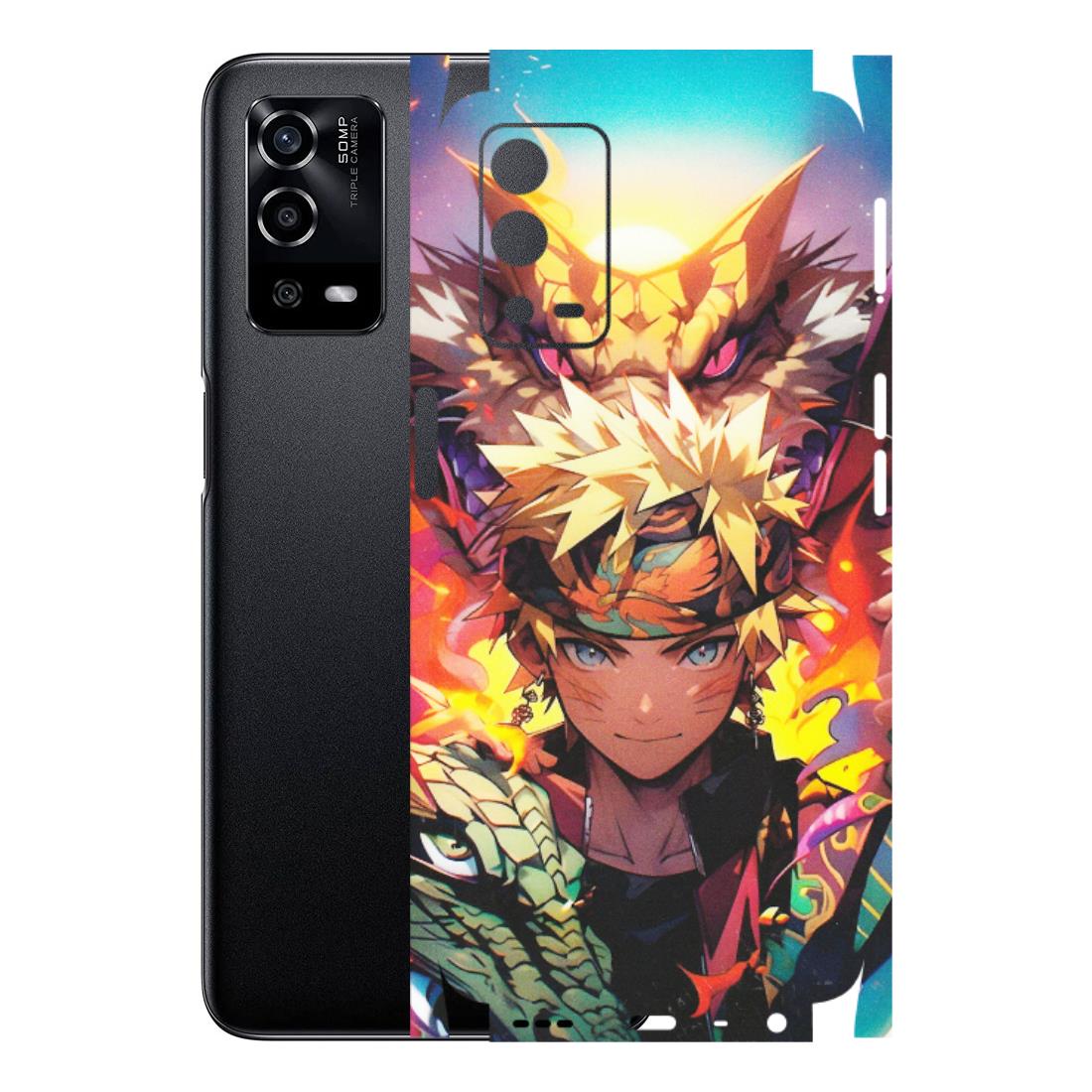 OPPO Phone Skins (All Models) - Angry Naruto Anime - Matte Finish (M-148) Oppo A55 4G