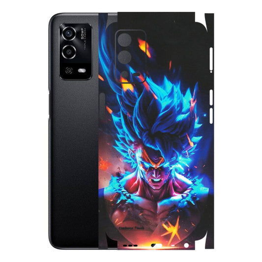OPPO Phone Skins (All Models) - Angry Goku Dragon Ball Anime - Matte Finish (M-150) Oppo A55 4G