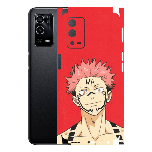 OPPO Phone Skins (All Models) - Ryomen Sukuna Fun Anime - Matte Finish (M-153) Oppo A55 4G