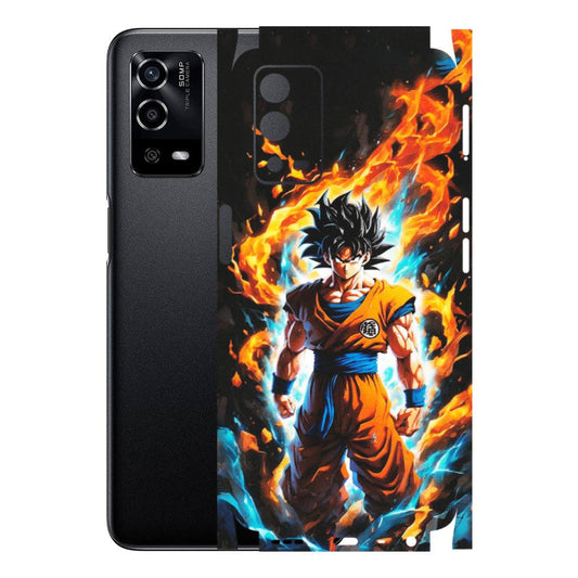 OPPO Phone Skins (All Models) - Goku Transformation Anime - Matte Finish (M-159) Oppo A55 4G