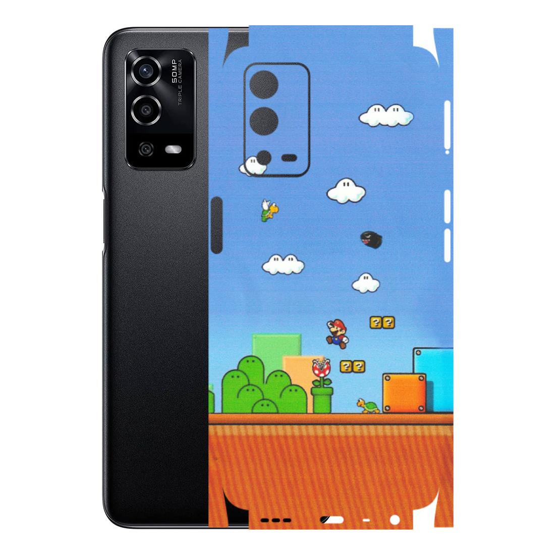 OPPO Phone Skins (All Models) - Mario Game Scene - Matte Finish (M-24) Oppo A55 4G