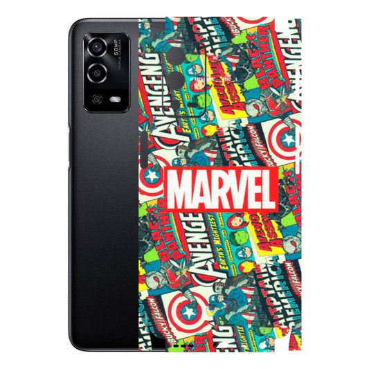 OPPO Phone Skins (All Models) - Marvel Comic Lover - Matte Finish (M-30) Oppo A55 4G