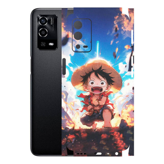 OPPO Phone Skins (All Models) - Toon One Piece Cute Character - Matte Finish (M-35) Oppo A55 4G