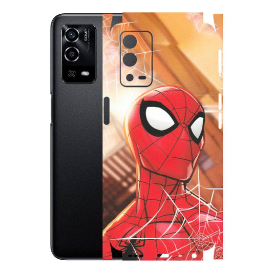 OPPO Phone Skins (All Models) - Spiderman Face New - Matte Finish (M-41) Oppo A55 4G