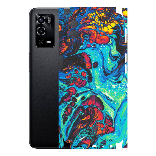 OPPO Phone Skins (All Models) - Majestic Galactic Marbel - Matte Finish (M-85) Oppo A55 4G