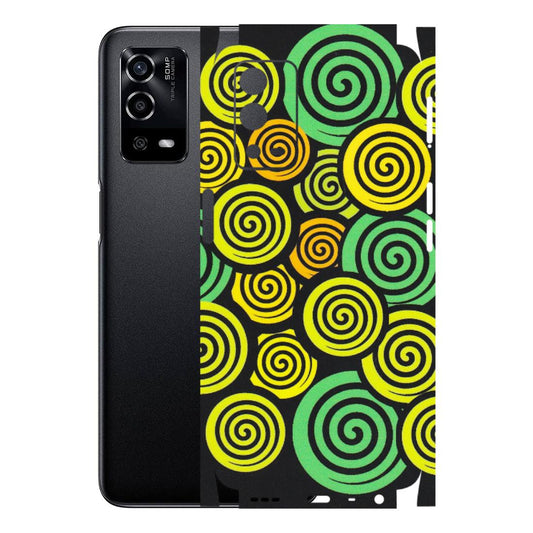 OPPO Phone Skins (All Models) - Crazy Spiral - Matte Finish (M-91) Oppo A55 4G