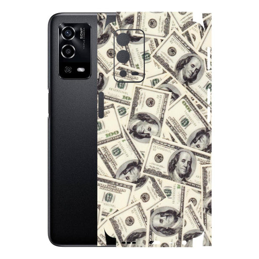 OPPO Phone Skins (All Models) - Dollar Lover - Transparent Finish (T-17) Oppo A55 4G