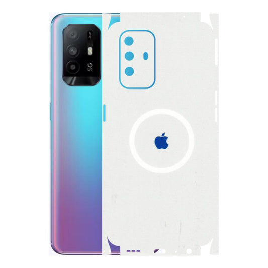 Oppo Phone Skins (All Models) - iPhone Magsafe Logo - 3D Embossed Finish (L-320) Oppo A95 5G