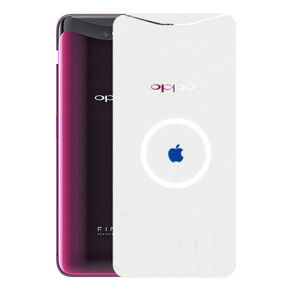 Oppo Phone Skins (All Models) - iPhone Magsafe Logo - 3D Embossed Finish (L-320) Oppo Find X