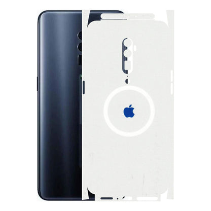 Oppo Phone Skins (All Models) - iPhone Magsafe Logo - 3D Embossed Finish (L-320) Oppo Reno 10X Zoom