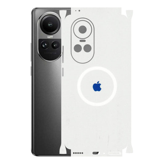 Oppo Phone Skins (All Models) - iPhone Magsafe Logo - 3D Embossed Finish (L-320) Oppo Reno 10 Pro 5G