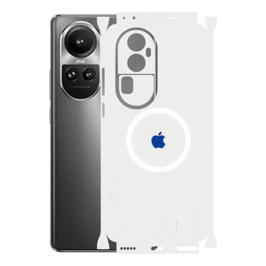 Oppo Phone Skins (All Models) - iPhone Magsafe Logo - 3D Embossed Finish (L-320) Oppo Reno 10 Pro Plus 5G