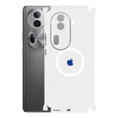 Oppo Phone Skins (All Models) - iPhone Magsafe Logo - 3D Embossed Finish (L-320) Oppo Reno 11 Pro 5G