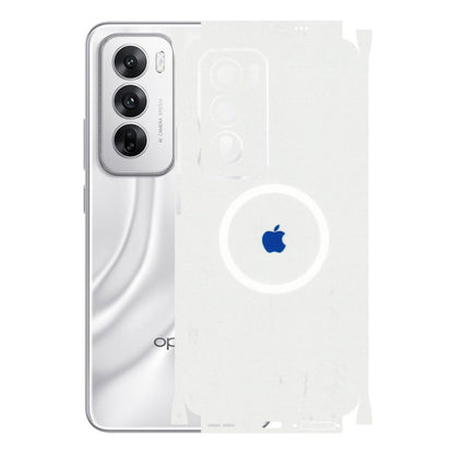 Oppo Phone Skins (All Models) - iPhone Magsafe Logo - 3D Embossed Finish (L-320) Oppo Reno 12 5G