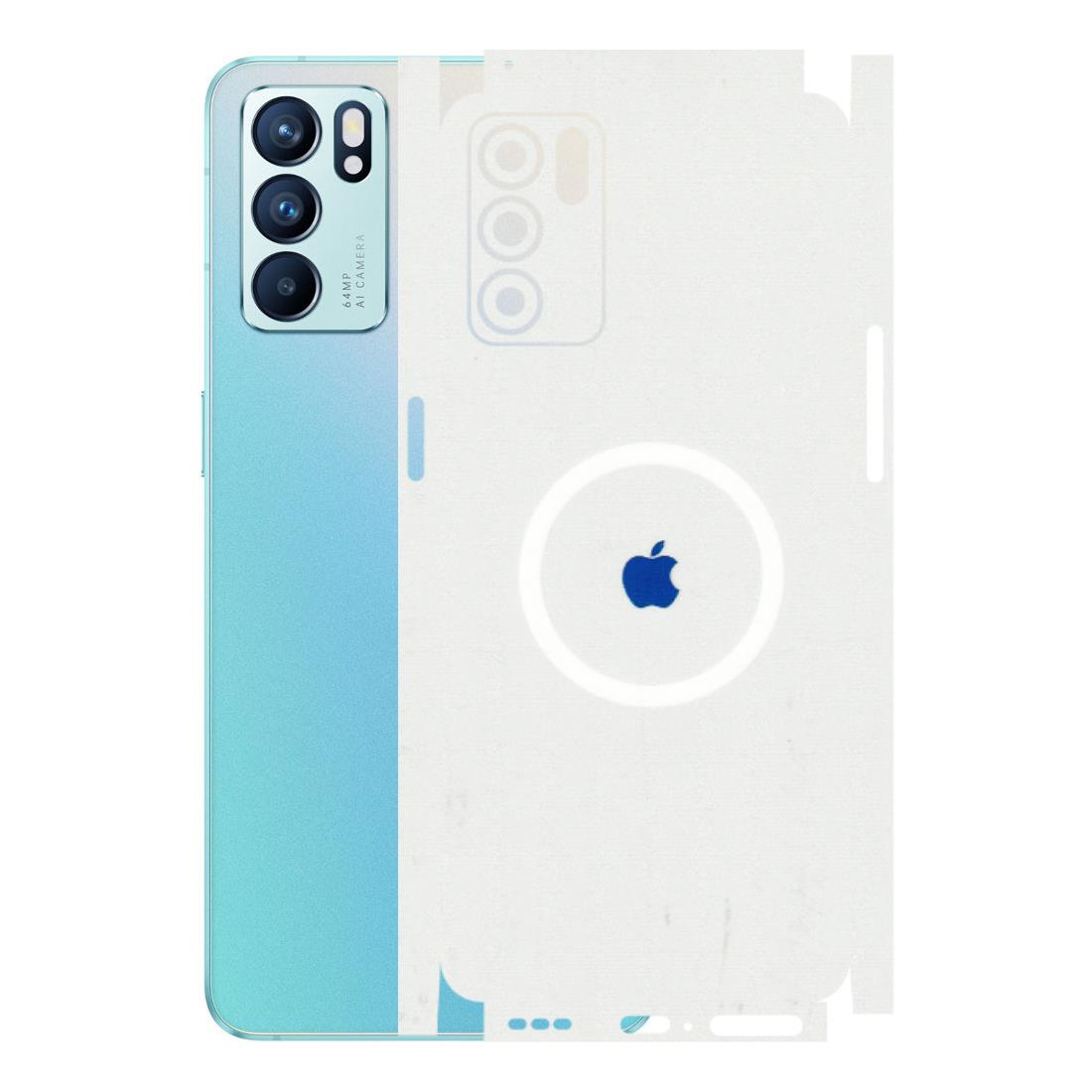 Oppo Phone Skins (All Models) - iPhone Magsafe Logo - 3D Embossed Finish (L-320) Oppo Reno 6