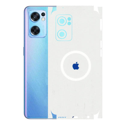 Oppo Phone Skins (All Models) - iPhone Magsafe Logo - 3D Embossed Finish (L-320) Oppo Reno 7 5G