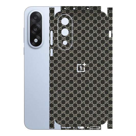 OnePlus Phone Skins (All Models) - Black G Print - 3D Embossed Finish - (L-109) OnePlus Nord 5