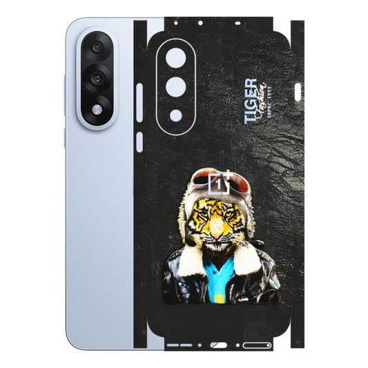OnePlus Phone Skins (All Models) - Rider Tiger - 3D Embossed Finish - (L-113) OnePlus Nord 5