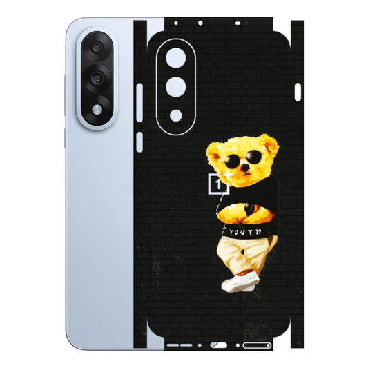 OnePlus Phone Skins (All Models) - Classy Teddy Bear - 3D Embossed Finish - (L-116) OnePlus Nord 5