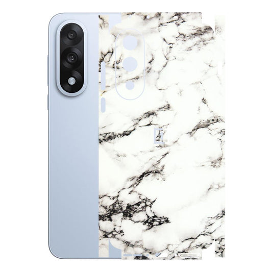 OnePlus Phone Skins (All Models) - Black and White Marble Texture - 3D Embossed Finish - (L-124) OnePlus Nord 5