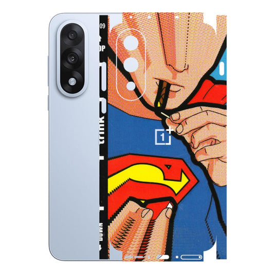 OnePlus Phone Skins (All Models) - Superman Sutta - 3D Embossed Finish - (L-130) OnePlus Nord 5