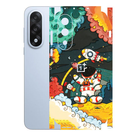 OnePlus Phone Skins (All Models) - Astronauts & Spaceship - 3D Embossed Finish - (L-145) OnePlus Nord 5