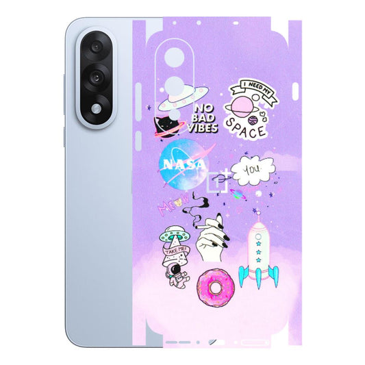 OnePlus Phone Skins (All Models) - I Need My Nasa   Skin - 3D Embossed Finish - (L-149) OnePlus Nord 5